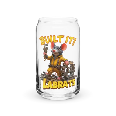 Torque Gearsnout Built It 16oz Can Glass
