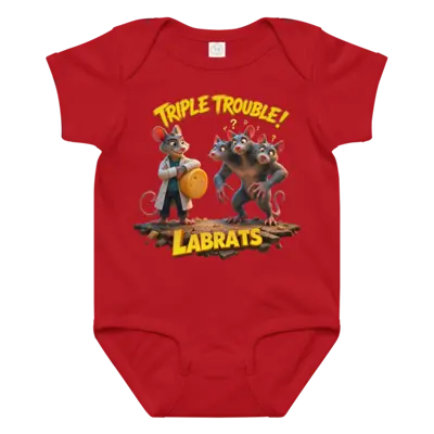 Triple Trouble Baby Grow