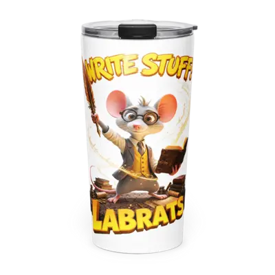 Quill Scribblesnout Write Stuff 20oz Tumbler