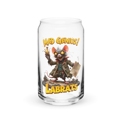 Dr Ignatius Crank Mad Genius 16oz Can Glass