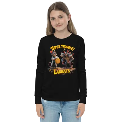 Triple Trouble Kids Long Sleeve