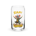 Ziggy Zappertail Zap 16oz Can Glass