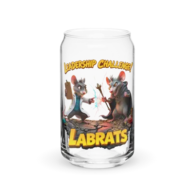 Leadership Challenge 16oz Can Glass