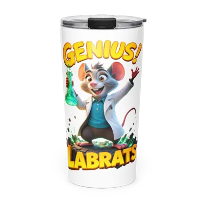 Dr Basil Whiskerworth Genius 20oz Tumbler