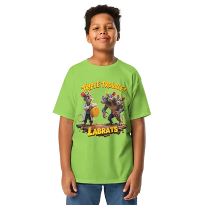 Triple Trouble Kids T-Shirt