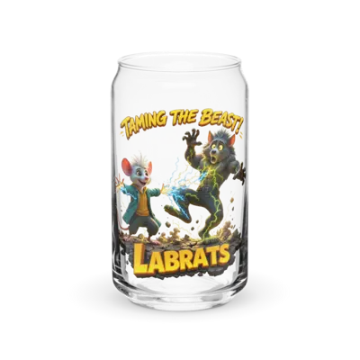 Taming The Beast 16oz Can Glass