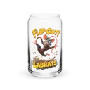 Twirl Tailspin Flip Out 16oz Can Glass