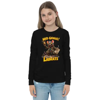 Dr Ignatius Crank Mad Genius Kids Long Sleeve