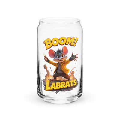 Boomer Blazeclaw Boom 16oz Can Glass