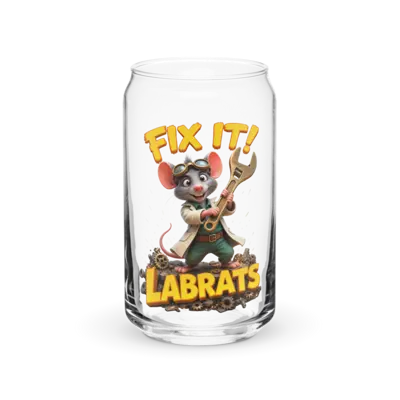 Sprocket Sparksqueak Fix It 16oz Can Glass