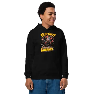 Twirl Tailspin Flip Out Kids Hoodie