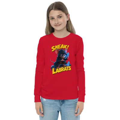 Shadow Sneakerson Sneak Kids Long Sleeve